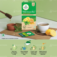 Organic India Tulsi Green Tea Honey Lemon Infusion Bag 25